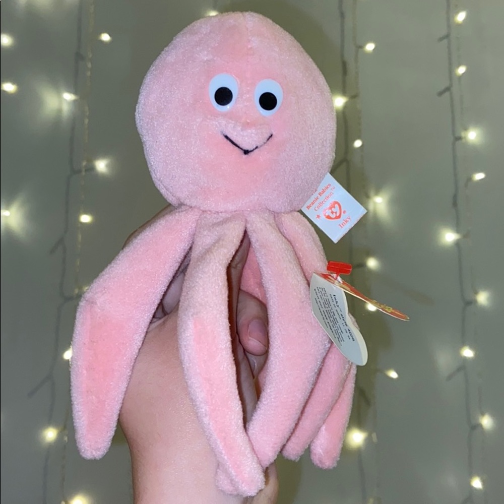 TY Inky Beanie Baby 4th Gen